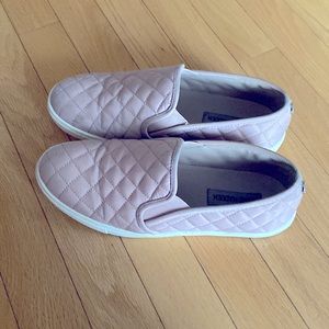Steve Madden pink loafers . Comfortable spring shoes
